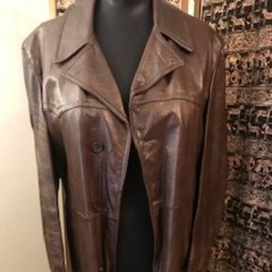 Men's Brown Leather Jacket